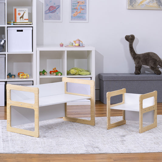 Hanover Weaning Table & Chair Set for Toddlers | Montessori-Style Wood Furniture
