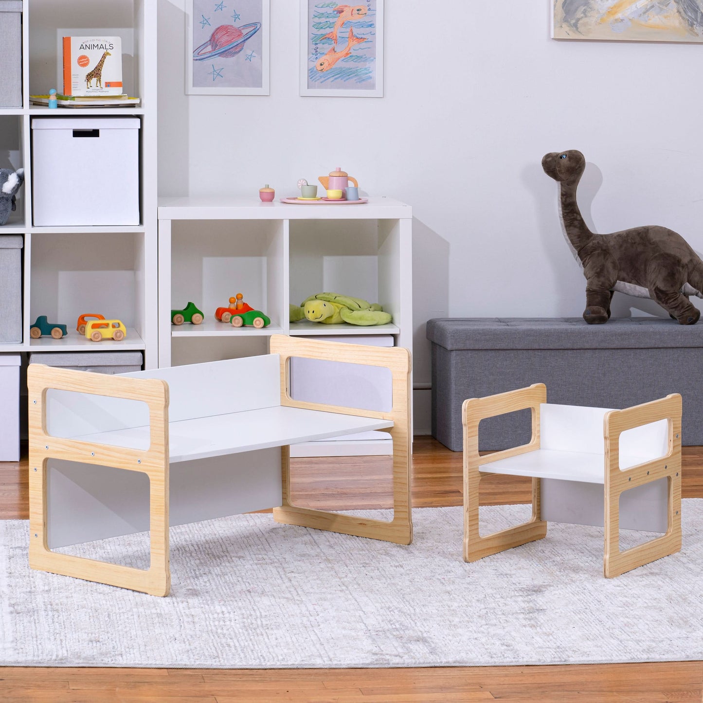 Hanover Weaning Table & Chair Set for Toddlers | Montessori-Style Wood Furniture