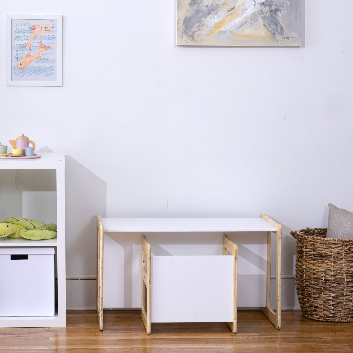 Hanover Weaning Table & Chair Set for Toddlers | Montessori-Style Wood Furniture