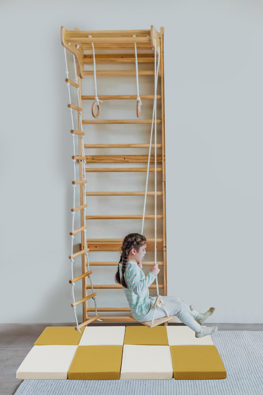 Indoor Playset Mat – Cushioned Floor Mat Compatible with Avenlur Betula Climber