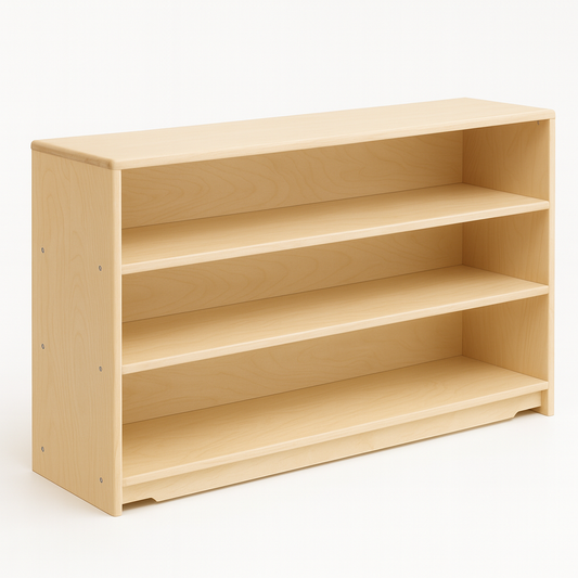 Montessori Classroom Shelf - 5' x 32" - Closed Back