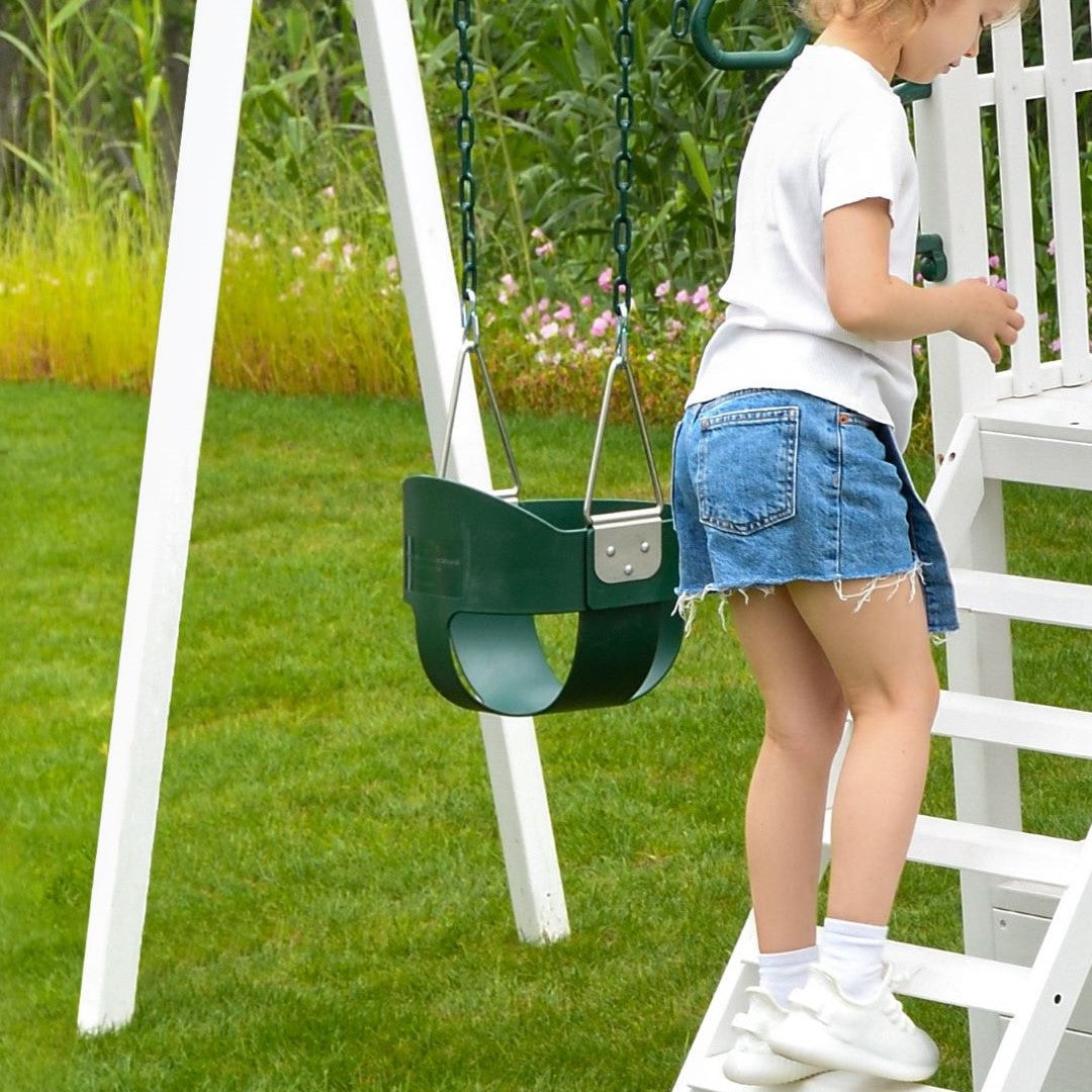 Baby Swing Seat for Large Craftsman Swing Set | Secure Cotton Hammock (Set Not Included)